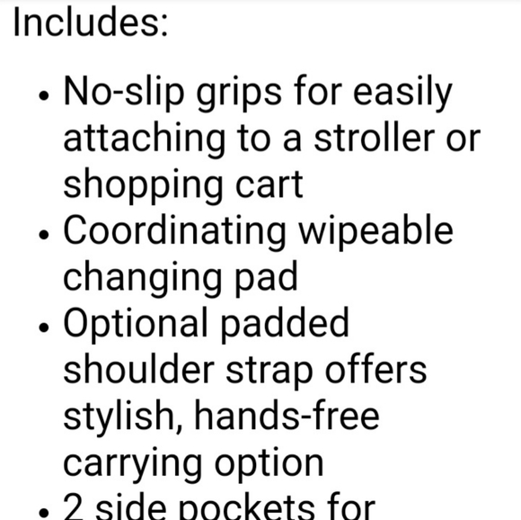 JJ Cole diaper bag - Picture 7 of 8